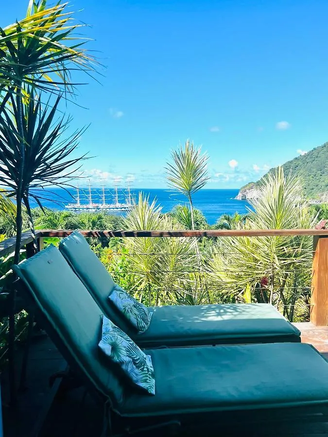 Villa Vue Mer/3Beds/Piscine/Wifi/900 Metres De La Plage Deshaies